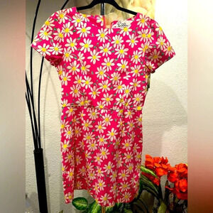 Lilly Pulitzer Pink Floral Mini Dress